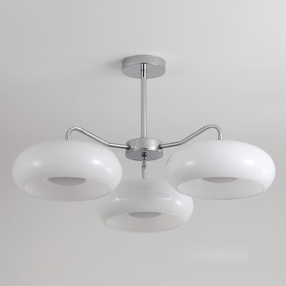 Modern 3 Light Chrome Ceiling Light M324