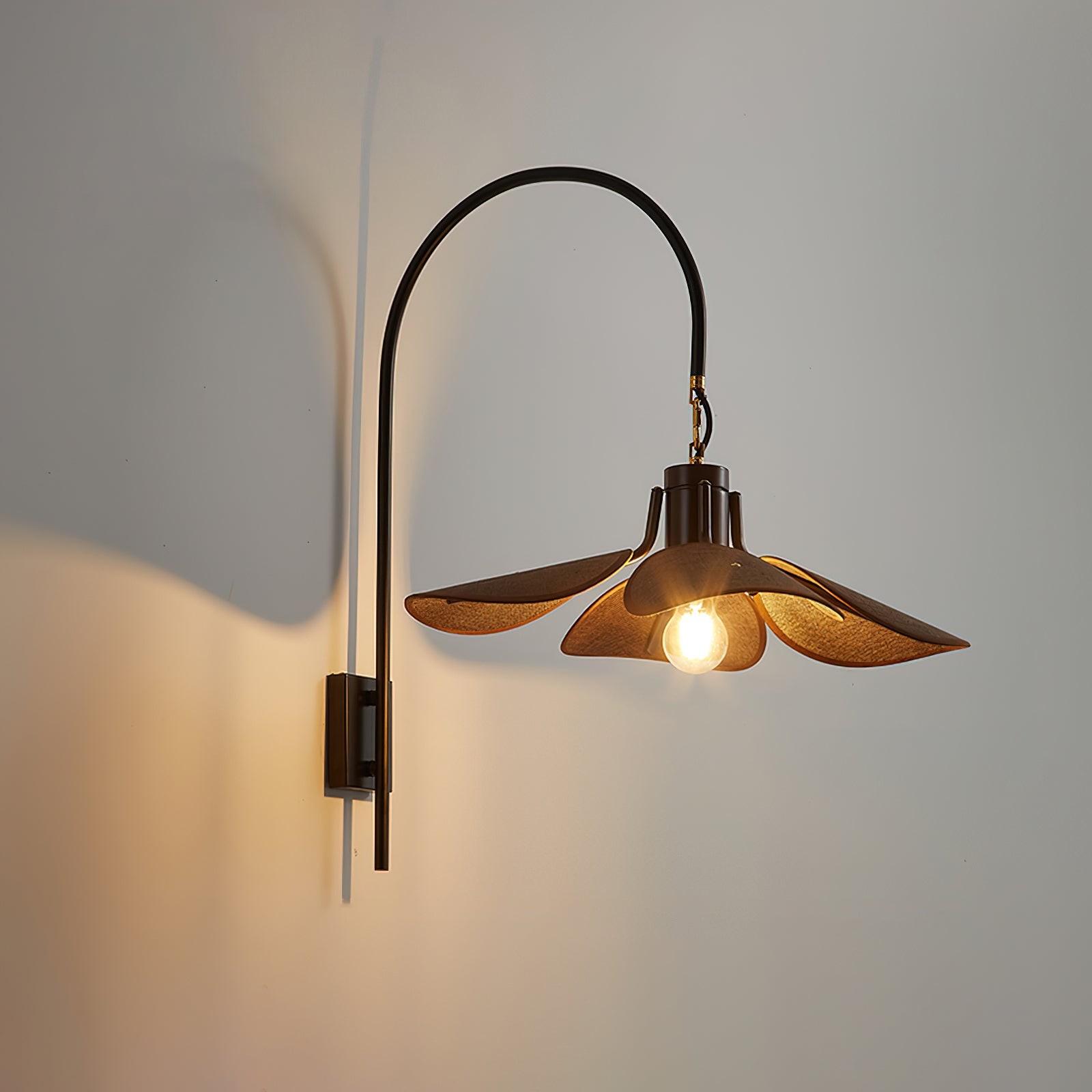 Retro Wabi-Sabi Style Petal Bloom Wall Lamp M33