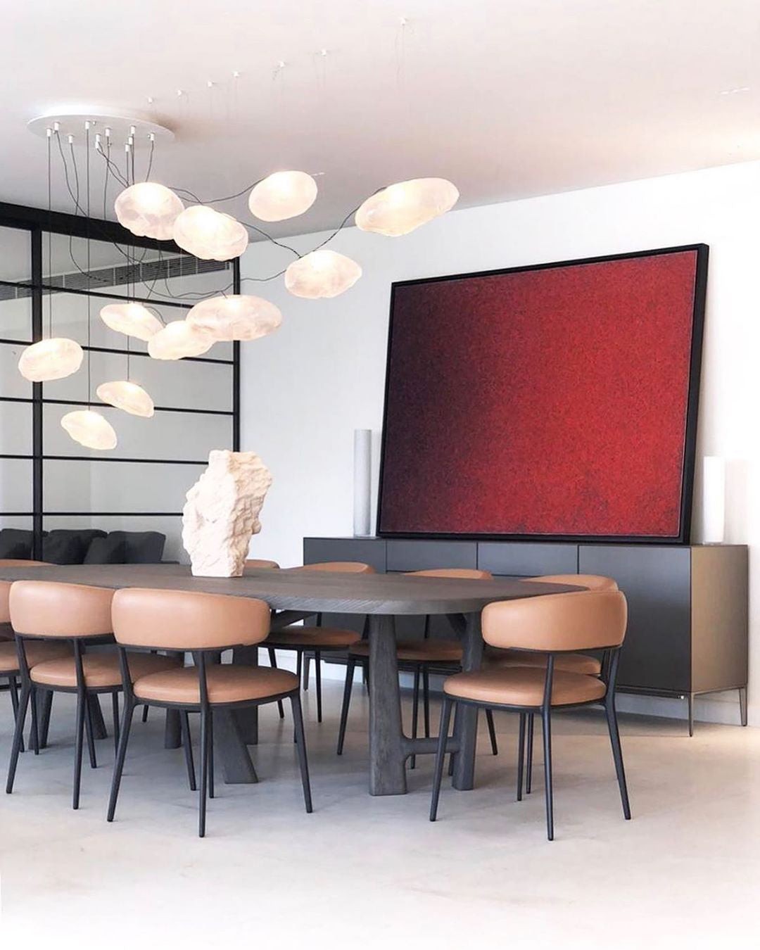 Multi-Head Irregular Glass Bubble Chandelier M180