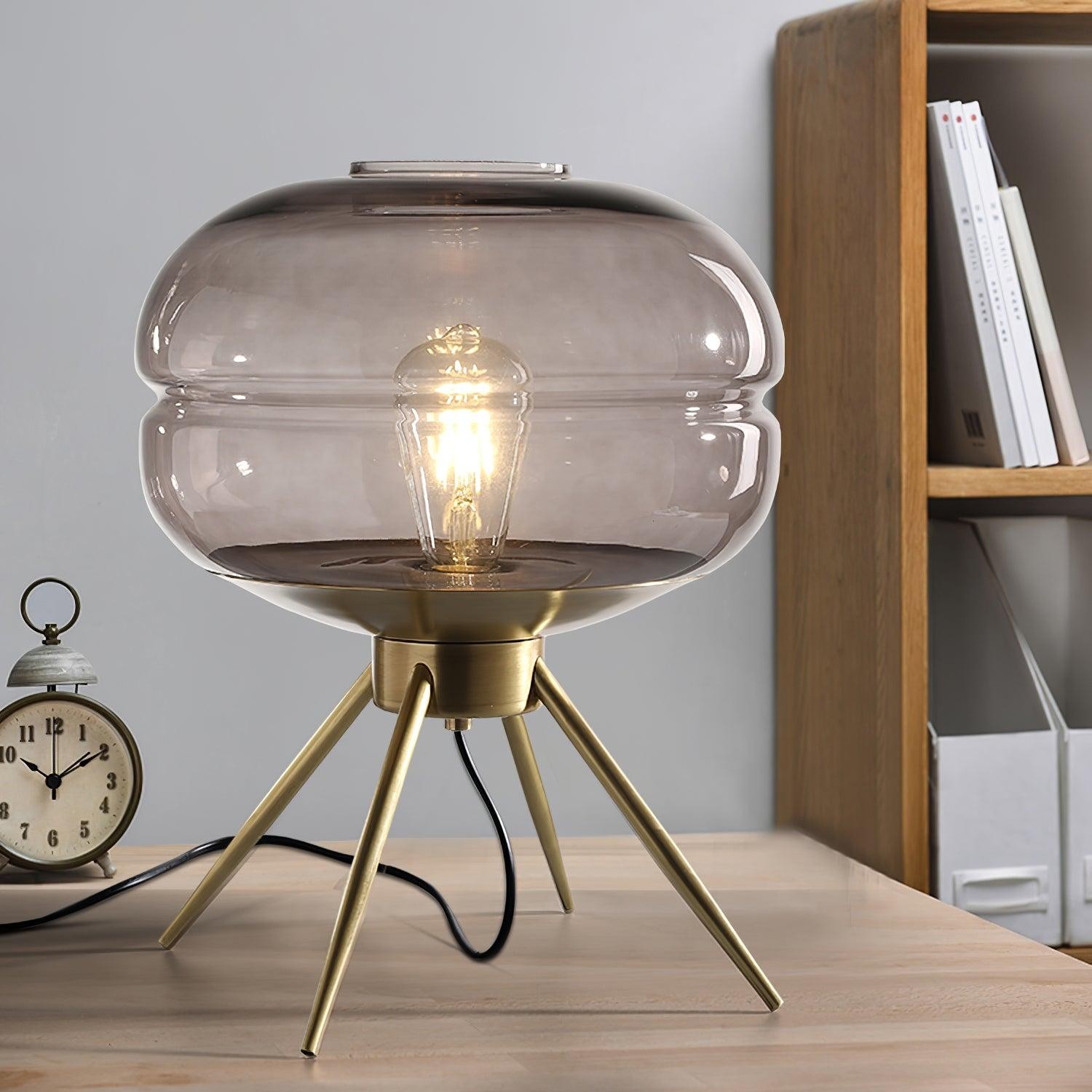 Luxury Personality Colored Glass Cover Tall Table Lamp M234
