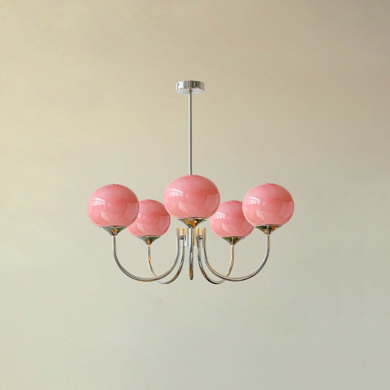 Nordic Bauhaus Glass Marshmallow Chandelier S168