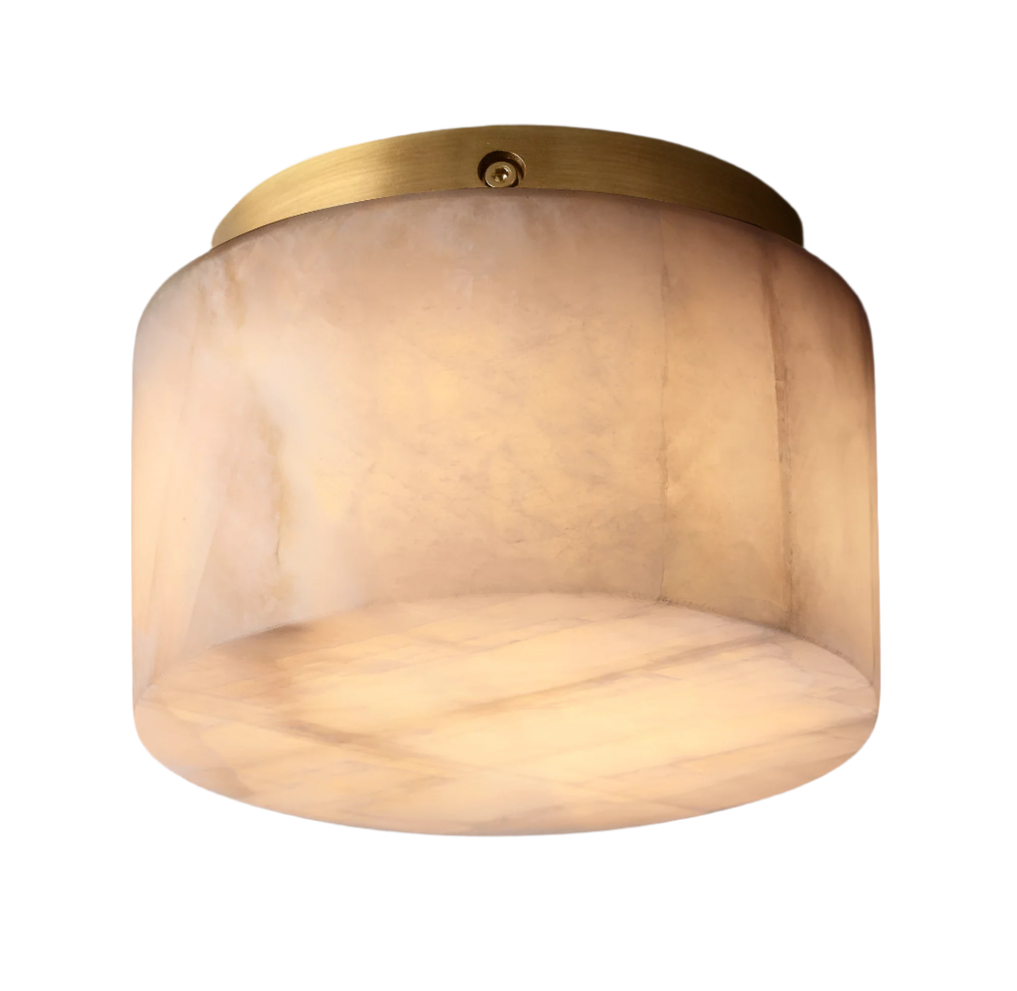 Rivage Alabaster Minimalist Ceiling Light D948