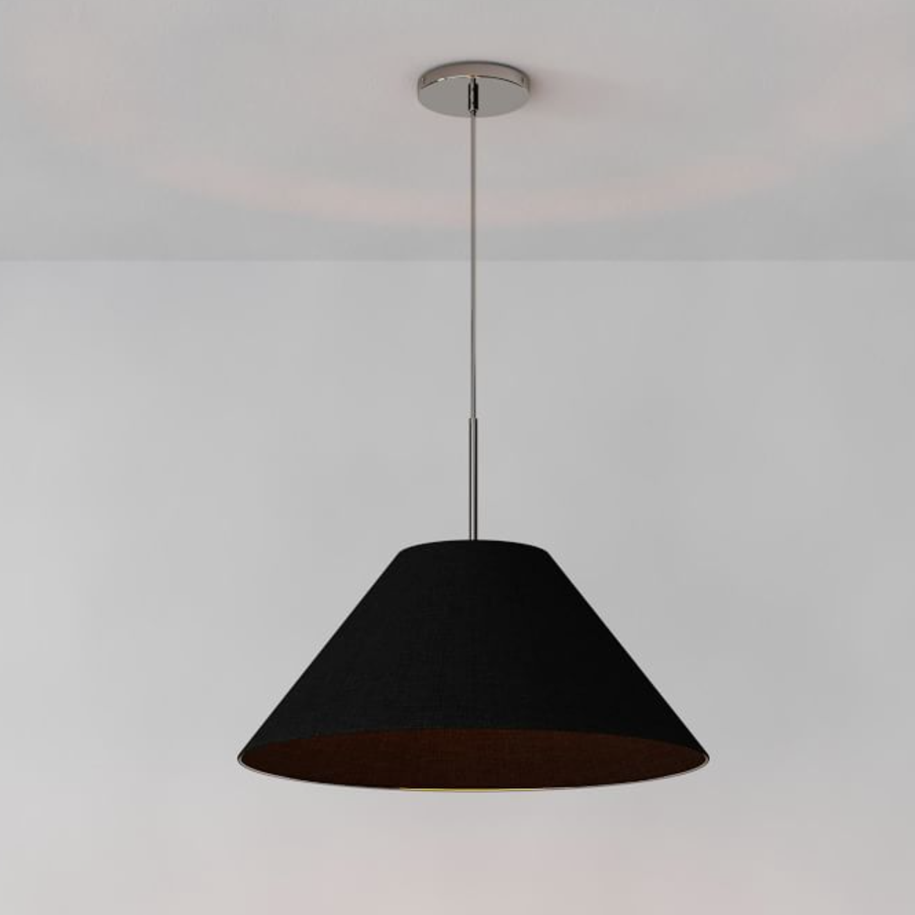 Conica Sculptural Fabric Cone Pendant Light - Modern Design for Dining Room T089