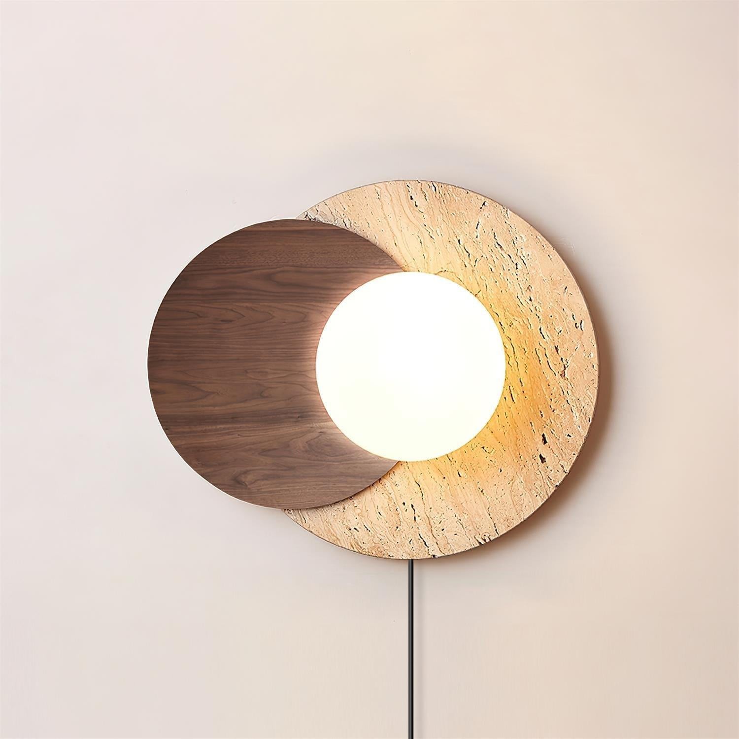 Wabi-sabi Eclipse Plug-In Wall Lamp M542