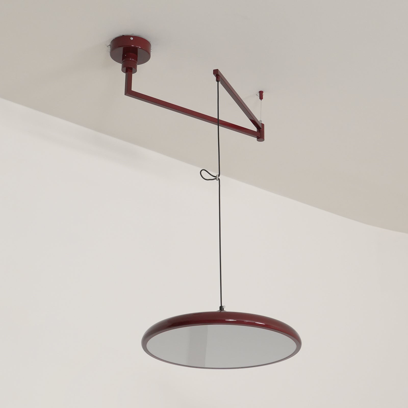 Simple Modern Adjustable Swing Arm Disc Pendant Lamp M110