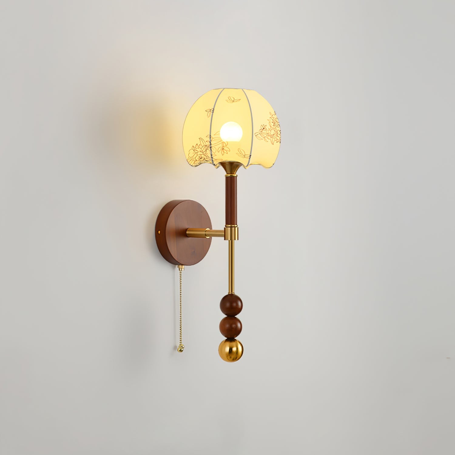 Retro Solid Wood Series Wall Lamp M523