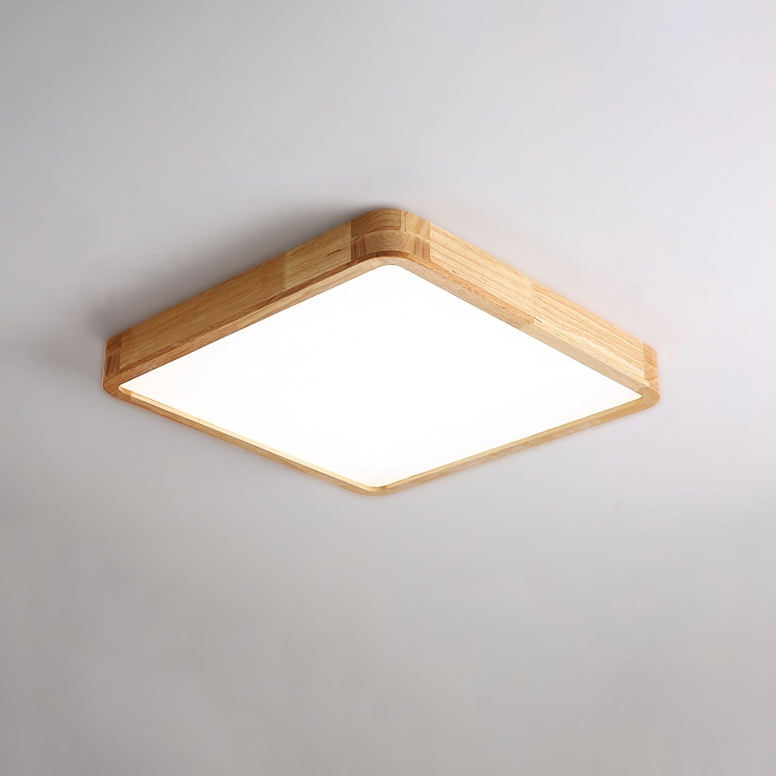 Wooden Geometric Ceiling Light M295