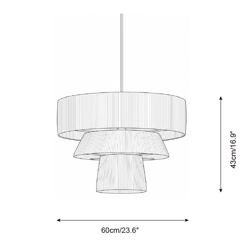 Serapha Tier Pendant Lamp D289