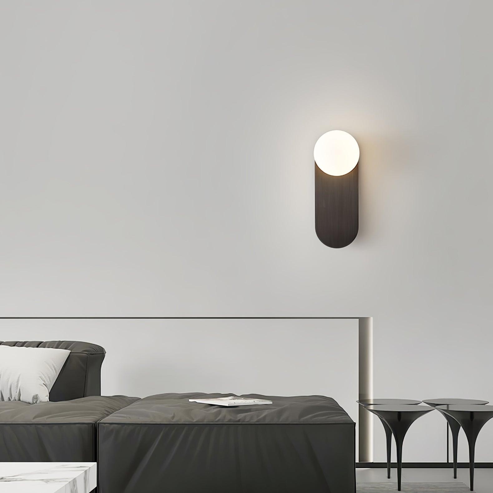 Modern Glass Base Sconce M381