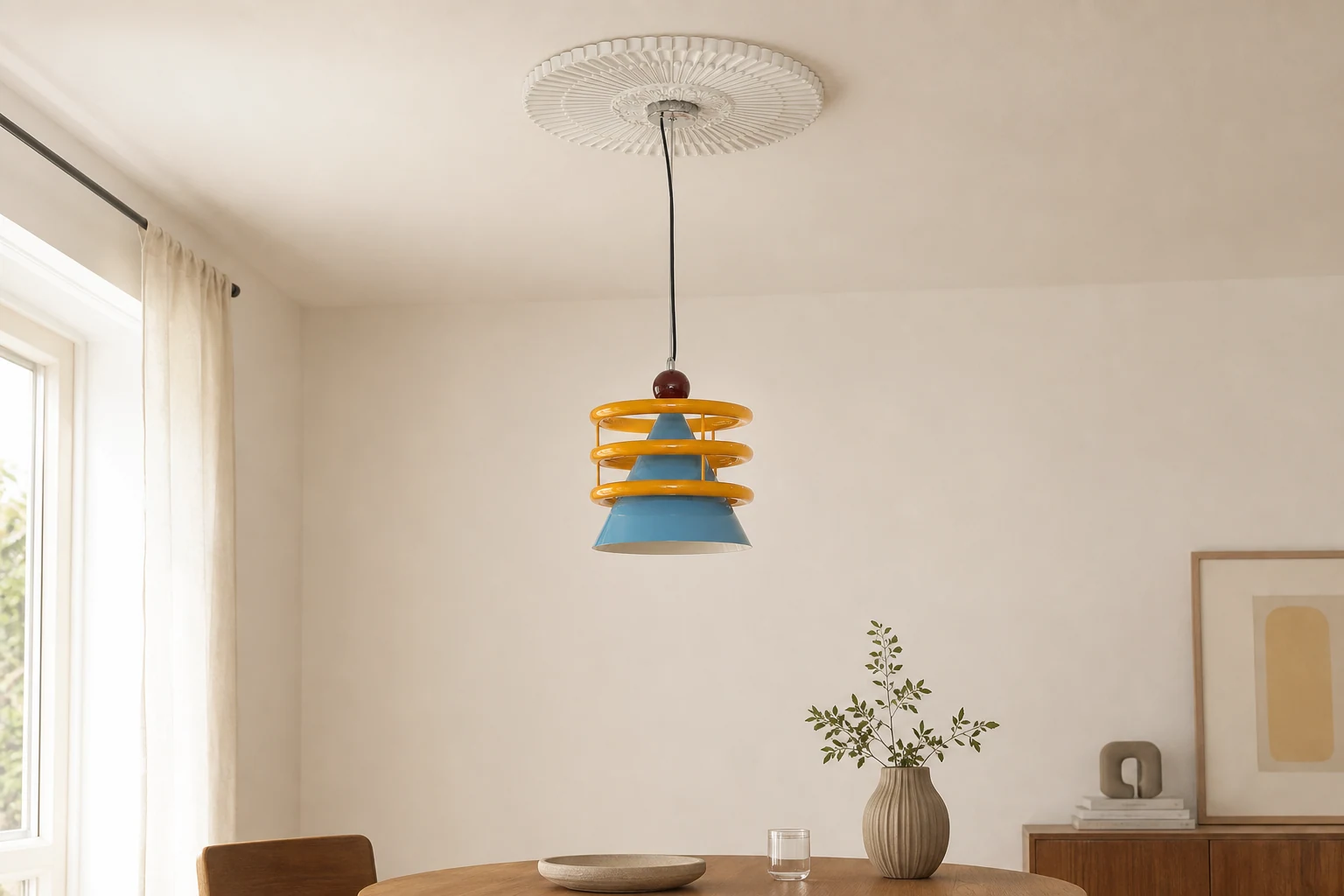 Lampa wisząca Sowden D43 w scenie lifestylowej