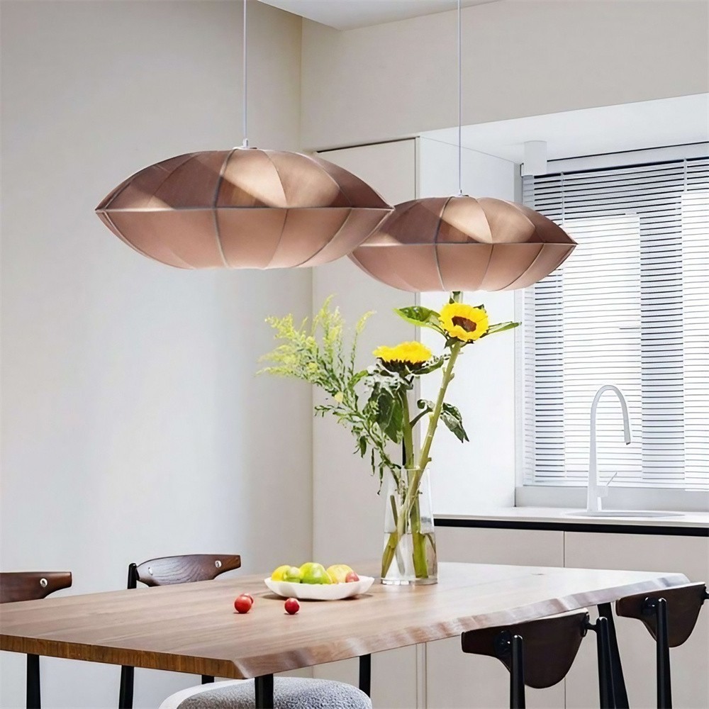 Nordic Minimalist Fabric Bubble Pendant Light S138