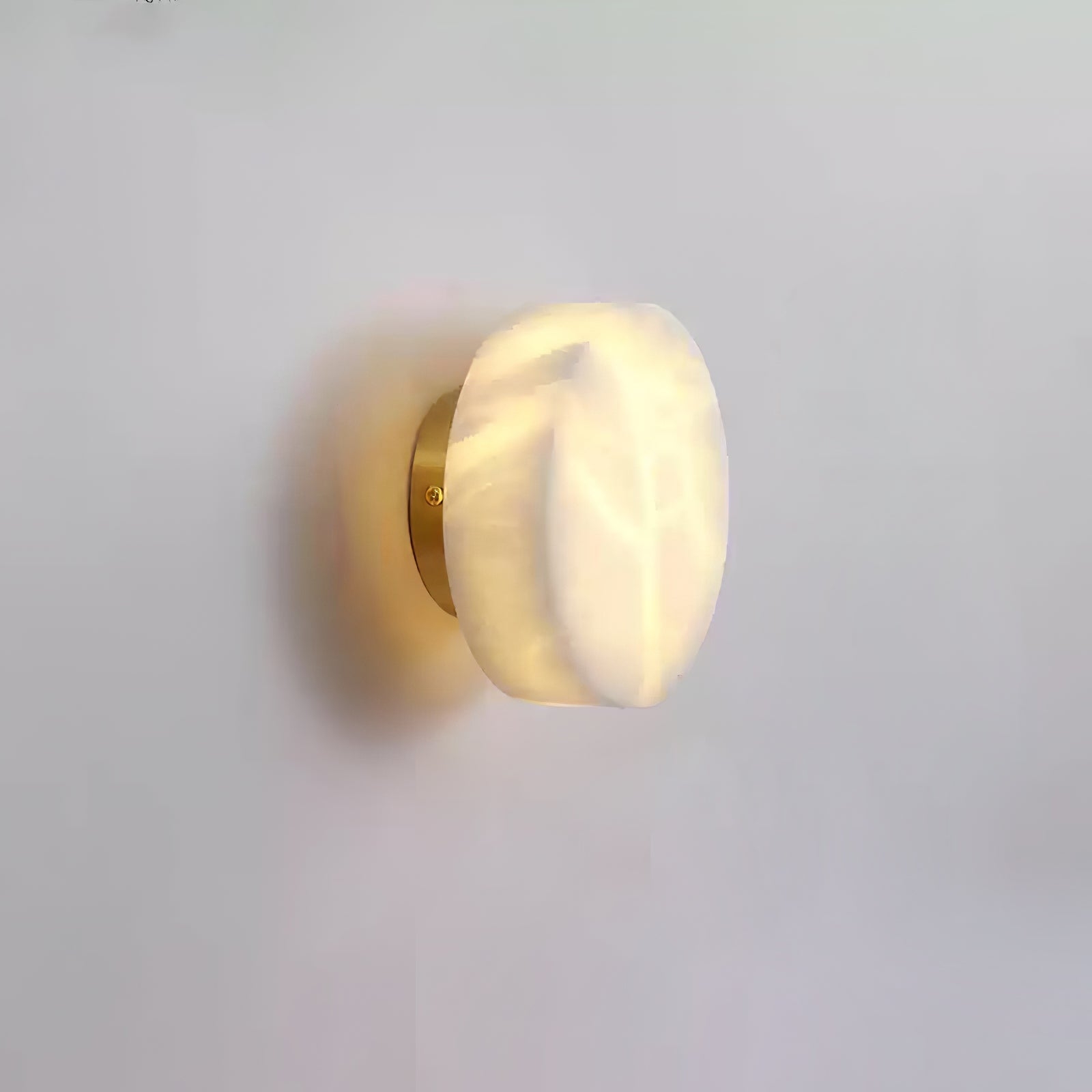 Cylindrical Alabaster Wall Light D399