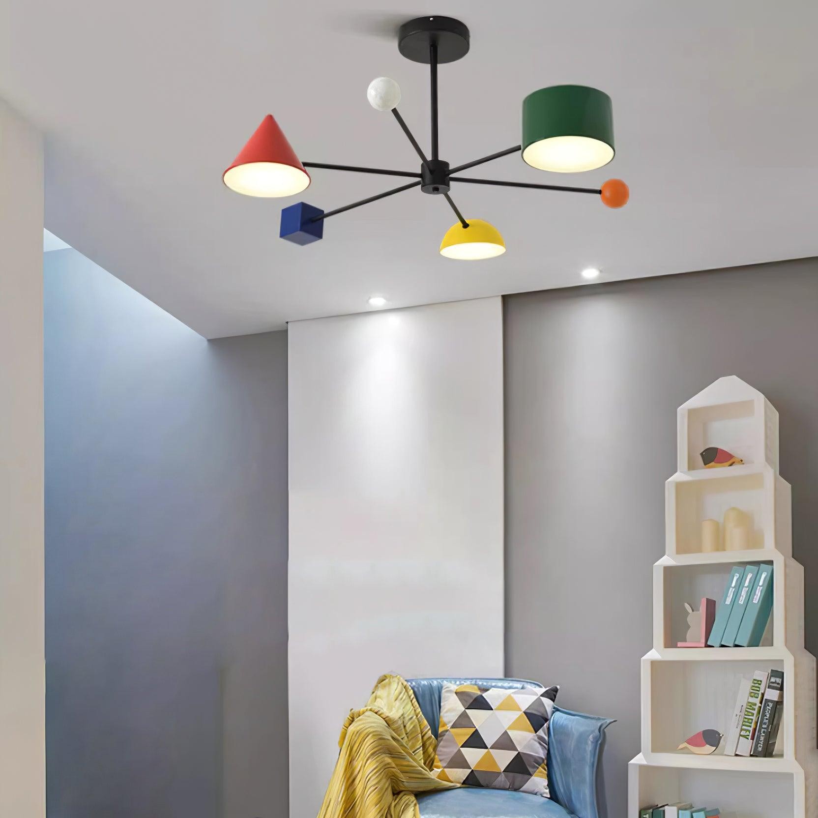 Geometric Colorful Ceiling Light M377
