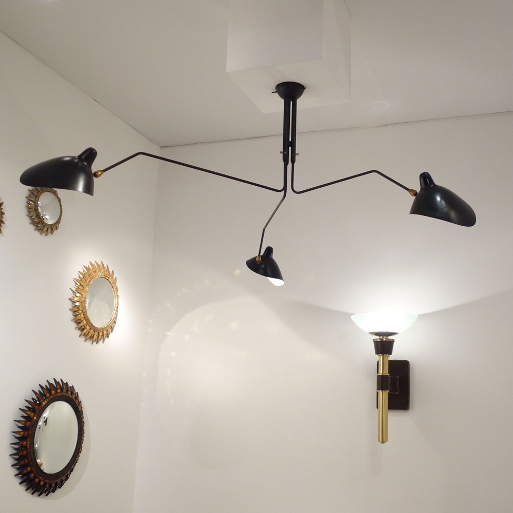 Industrial Adjustable Multi Arm Ceiling Light S17