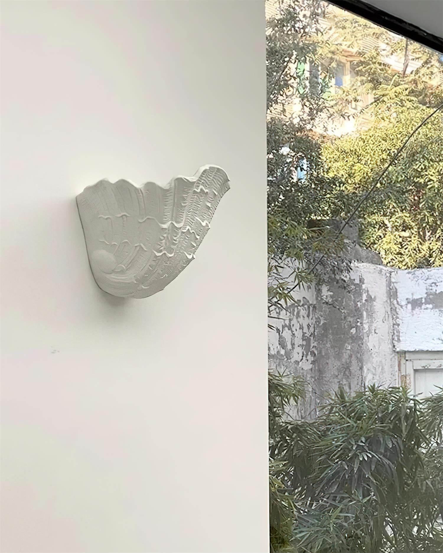 Maris Shell Plaster Wall Lamp T472