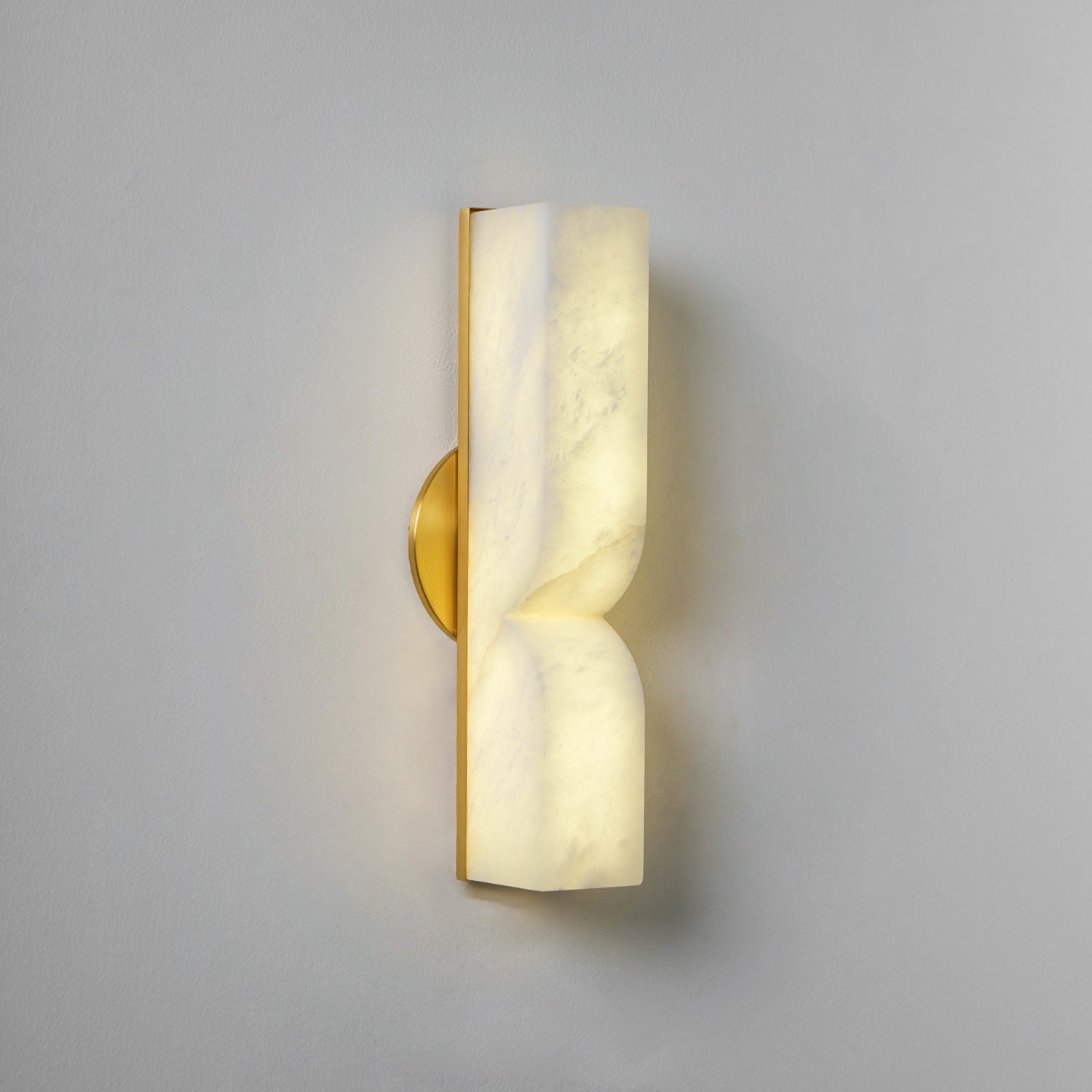 Rectangular Alabaster Wall Lamp D639