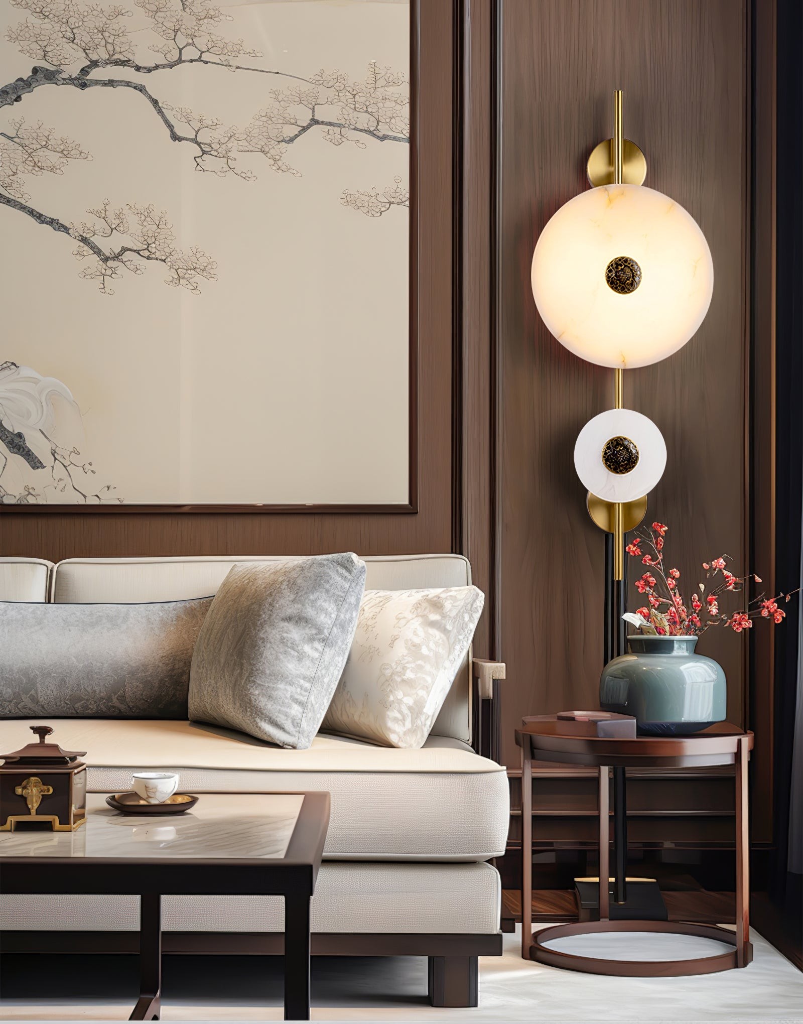 Light Luxury Disc-Shaped Wall Lamp M95