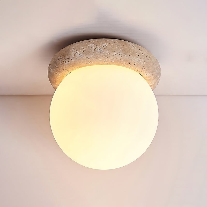 Marble Travertine Asteroid Ceiling Lamp M581