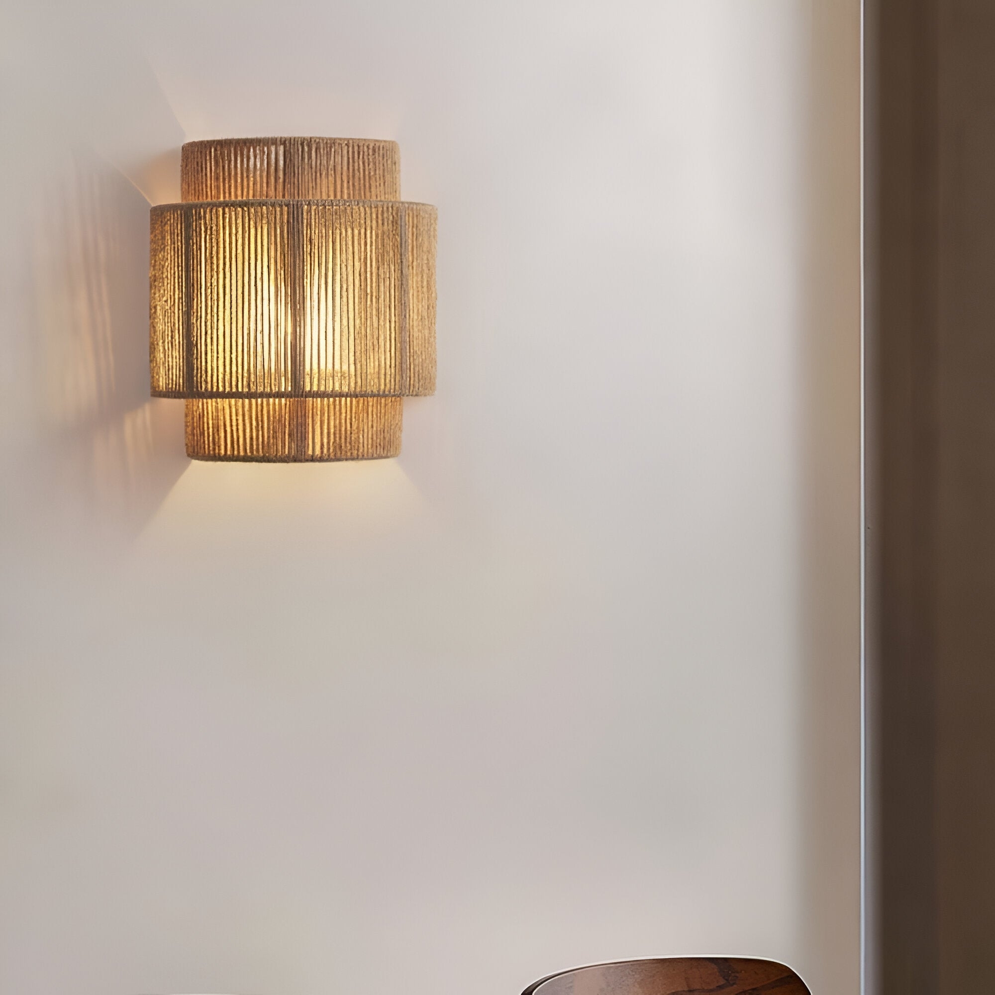Bohemian Vintage Hand Woven LED Wall Light D794