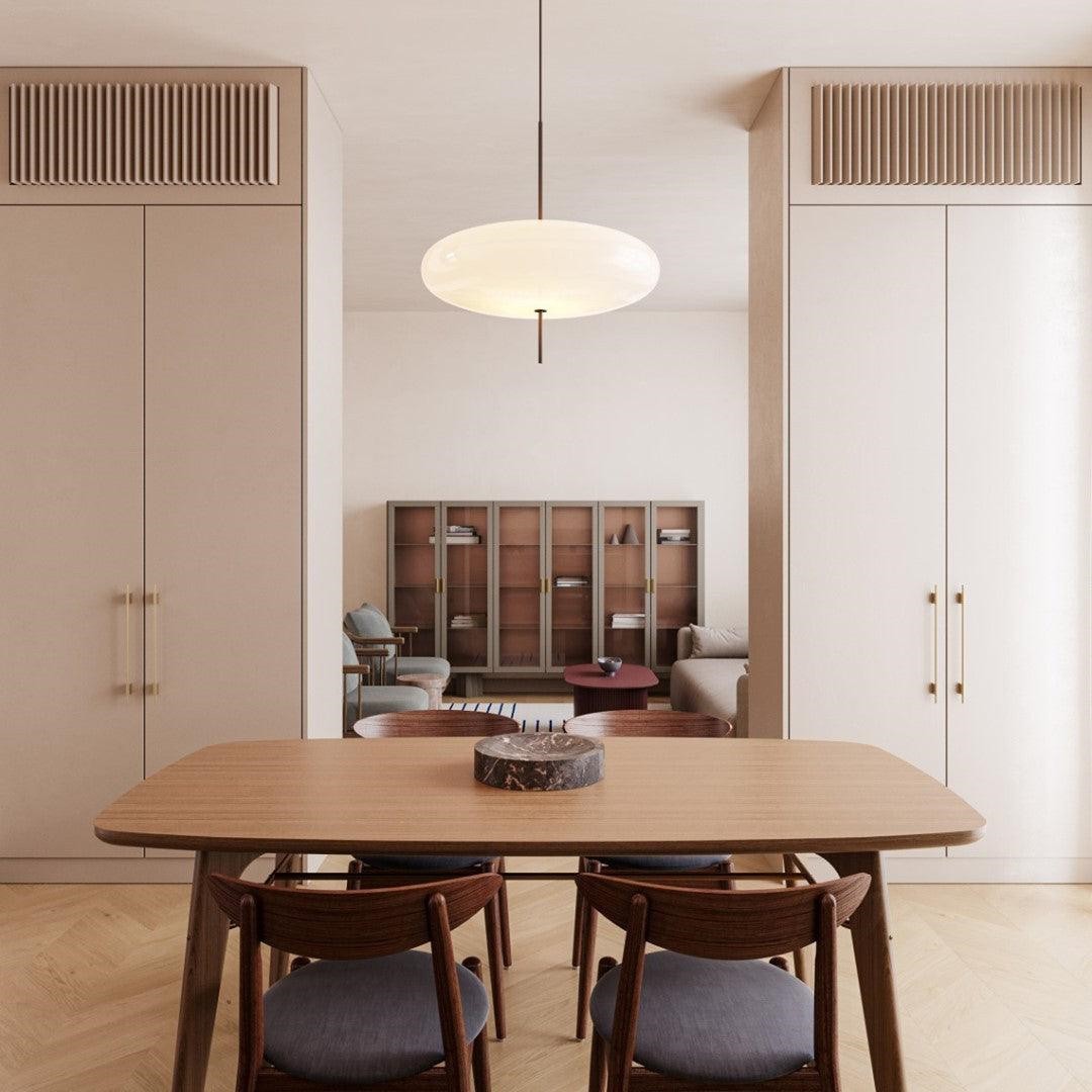 Modern Elliptical Shape Pendant Light