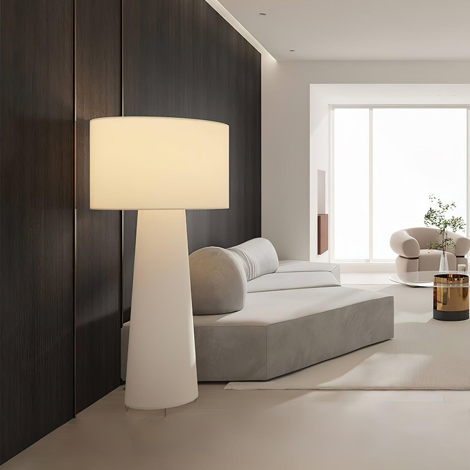 Column Fabric Floor Lamp Suitable For Living Room M76