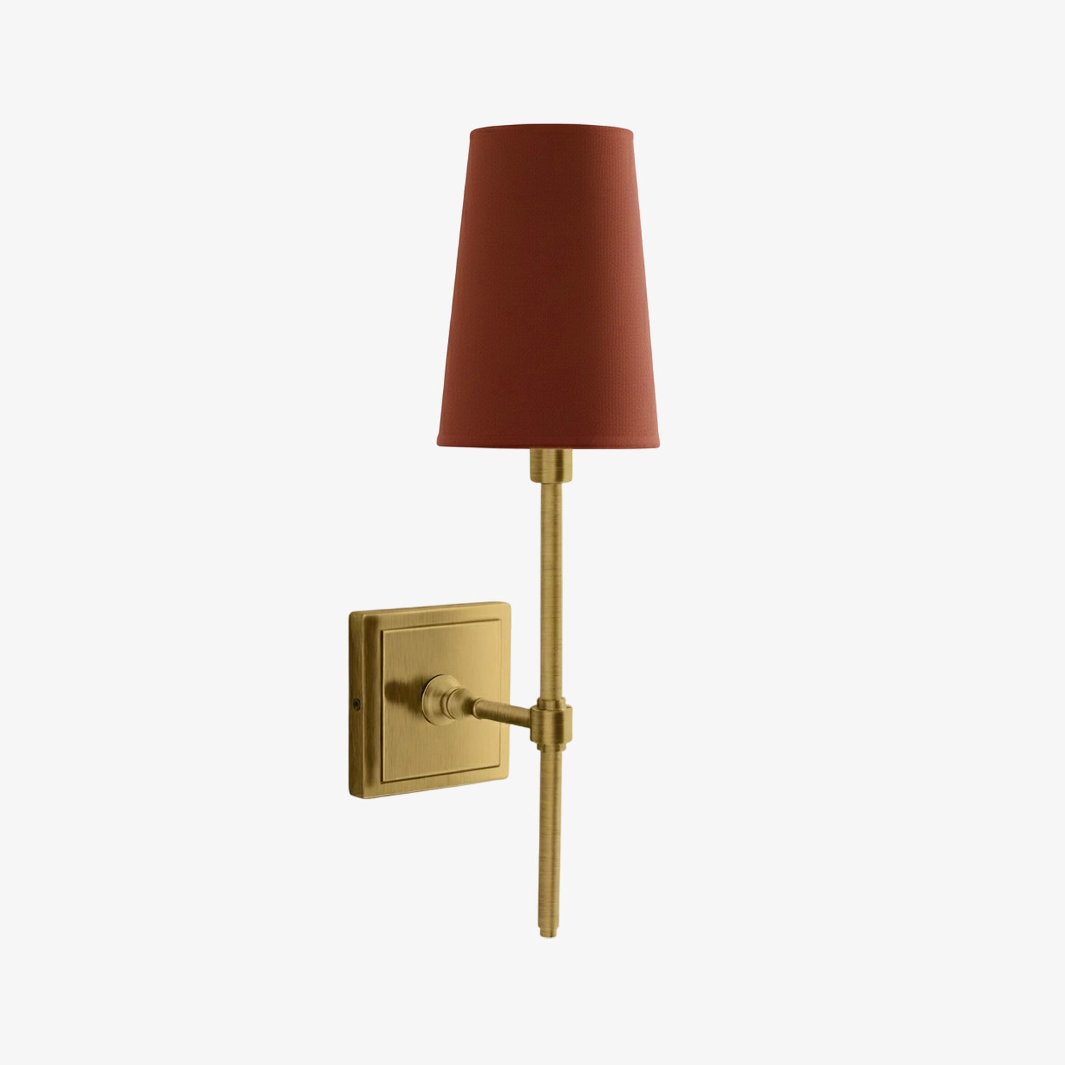 Derlina White Linen Shades Wall Lamp – Retro Metal Multi-Head Lighting Fixture T273