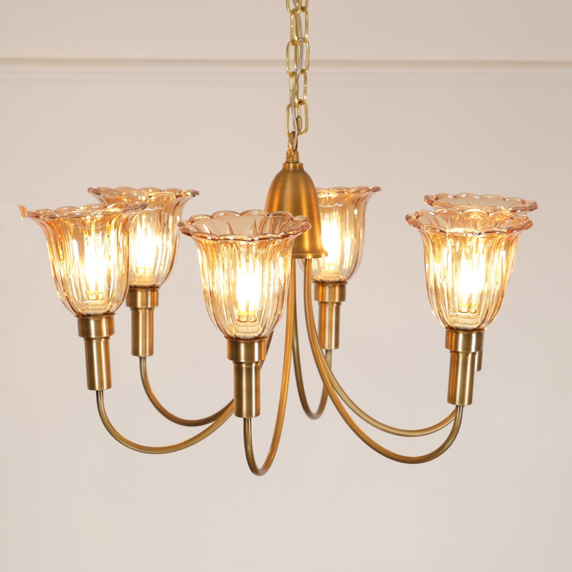 Columbia Brass Chandelier D505