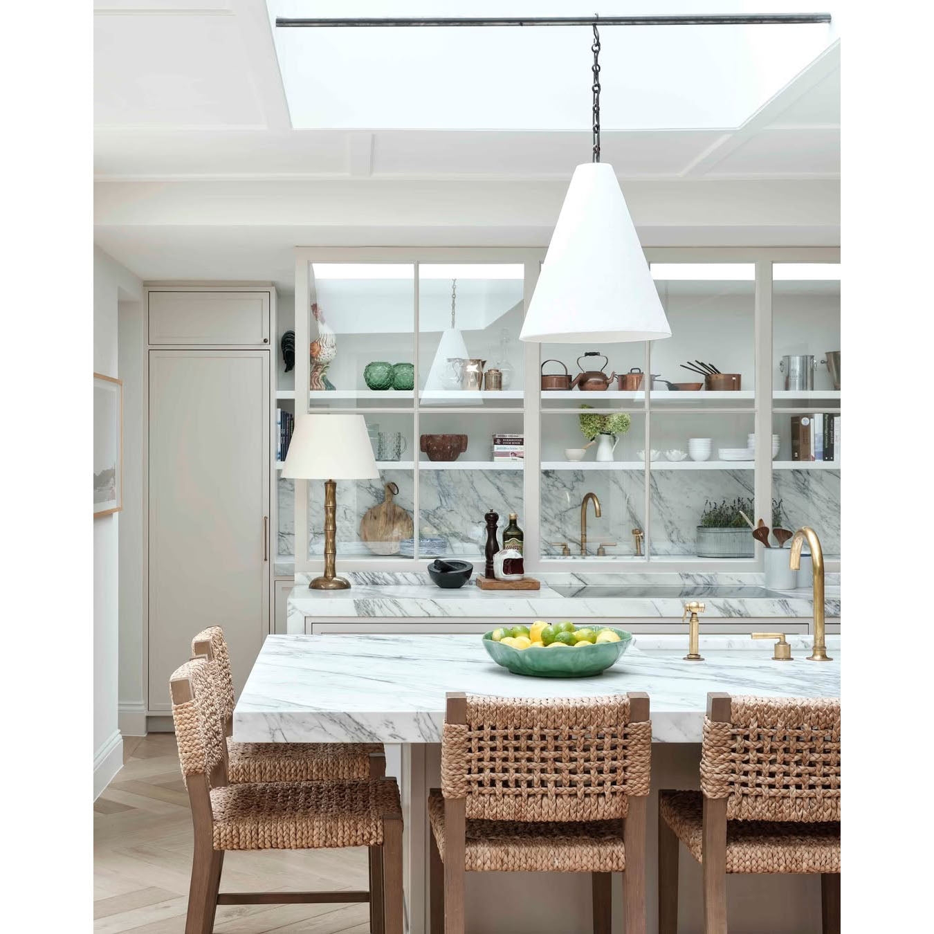 White Plaster Pendant Lamp D641