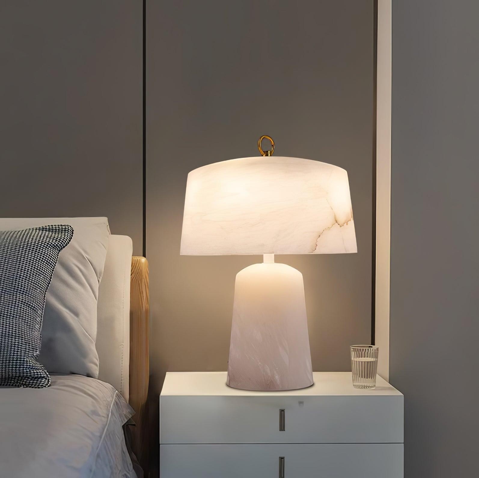 Light Luxury Style Marble Stone Table Lamp M583