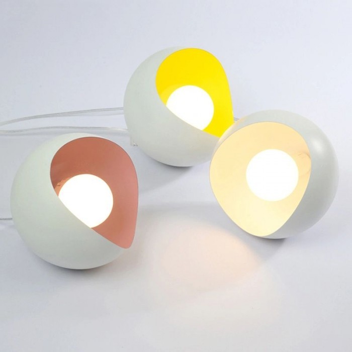 Creative Semi Eggshell Metal Pendant Light S158