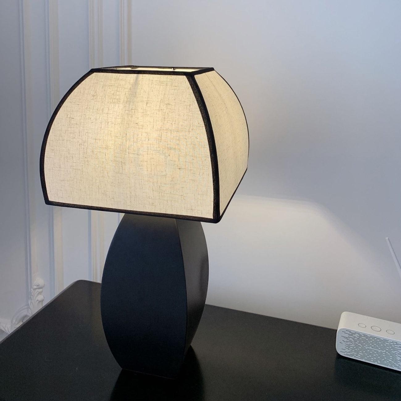 Retro Metal Mushroom Fabric Table Lamp M549