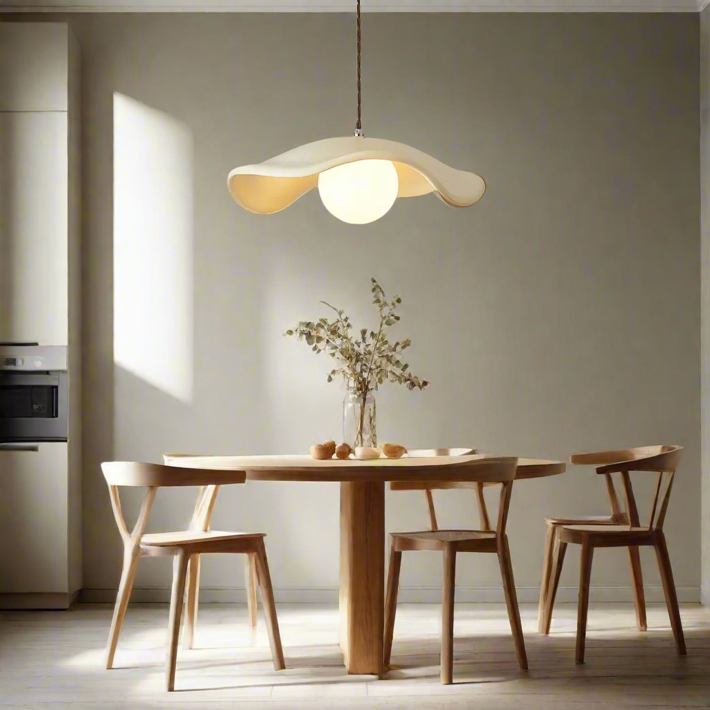 Yumi Sculptural Resin Elegance Minimalist Pendant Light D945