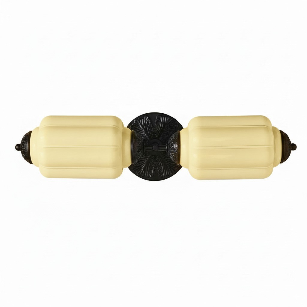 Eloise Pumkin Glass Vanity Sconce G51
