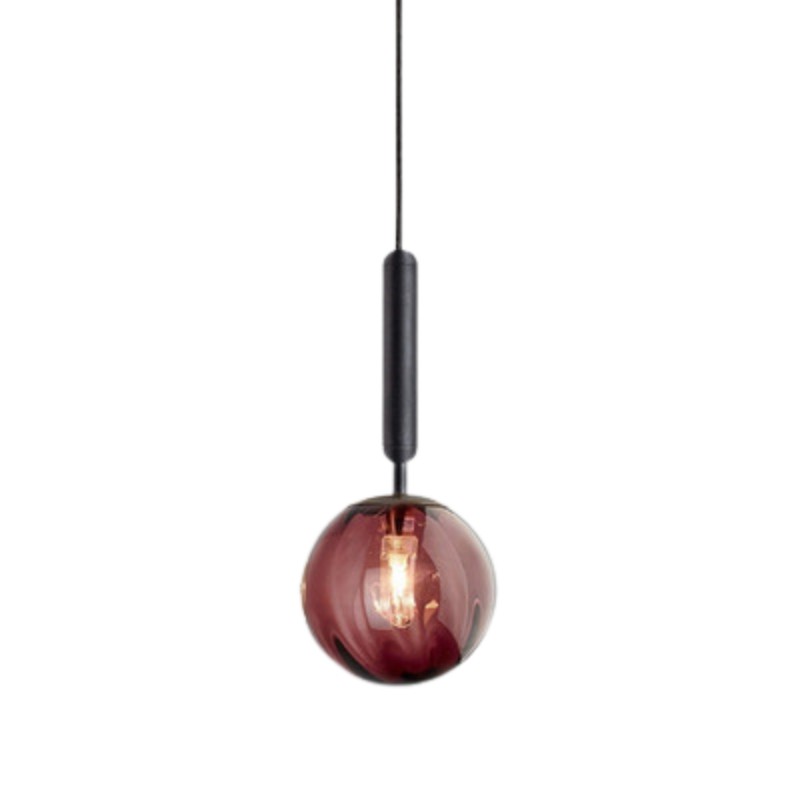 Nordic Stained Glass Ball Pendant Lamp S117