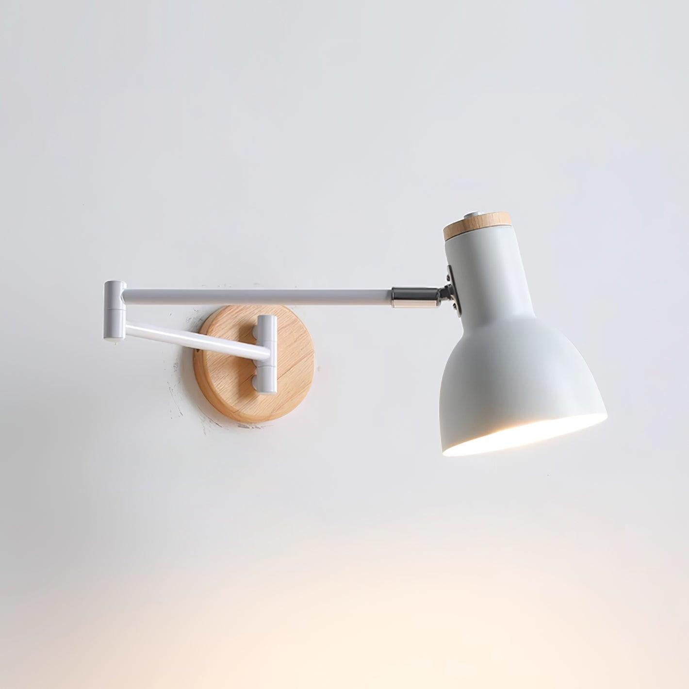 Wooden Adjustable Wall Lamp M394