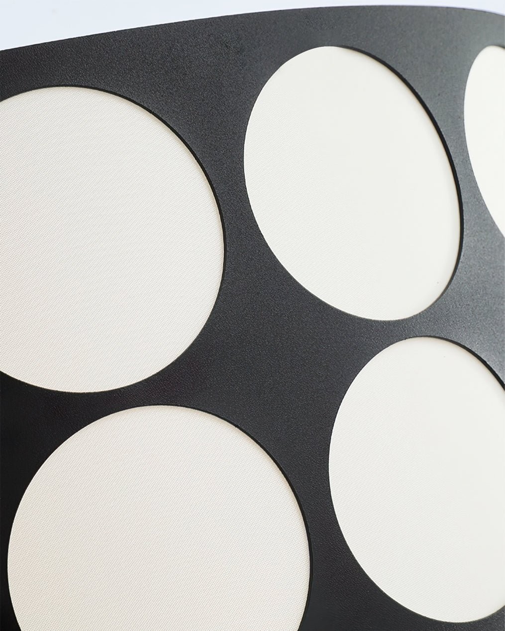 Fabric Drum Polka Dots Pendant Lamp S365