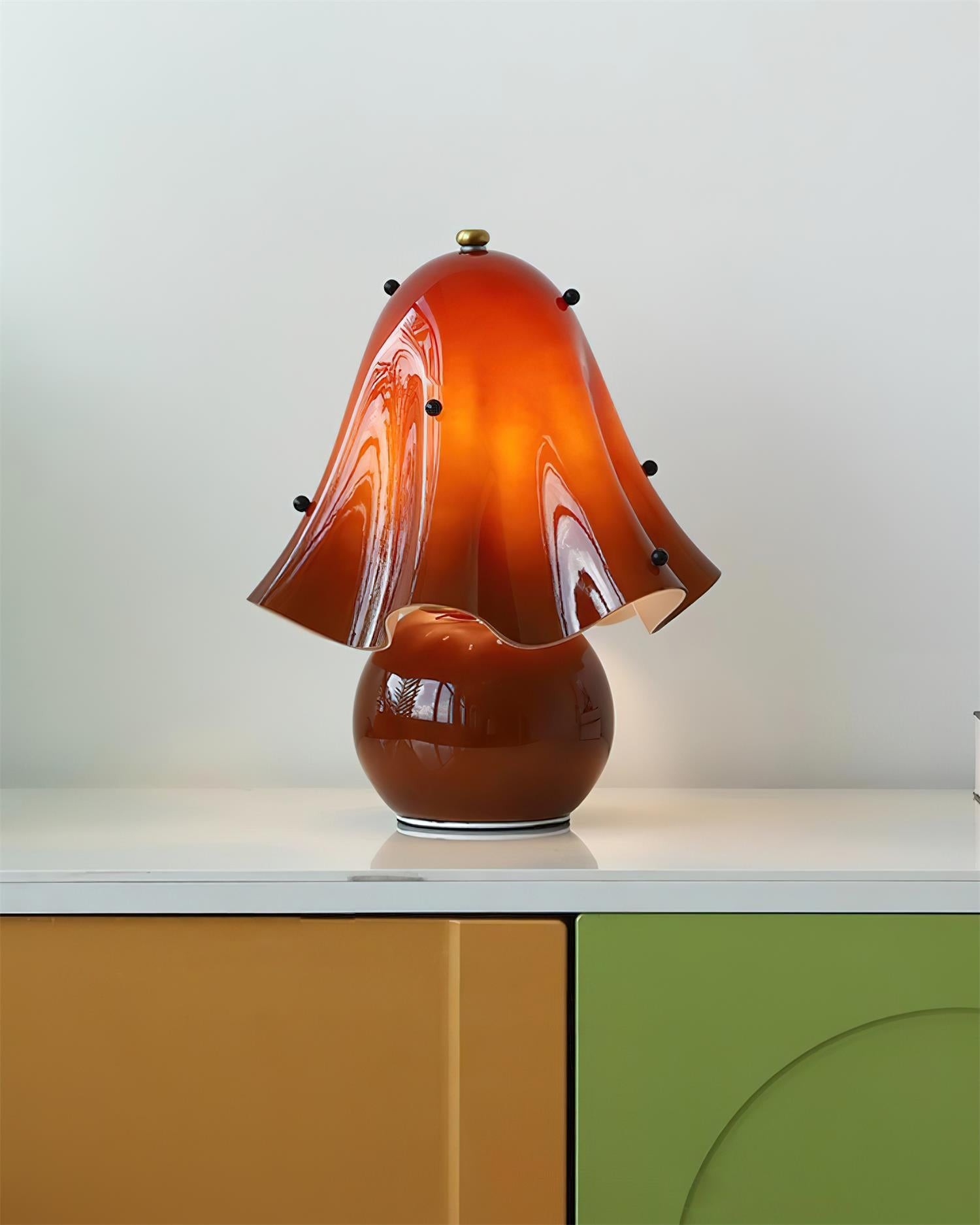 Bellina Decorative Table Lamp - Sculptural Bell Flower Shape T281