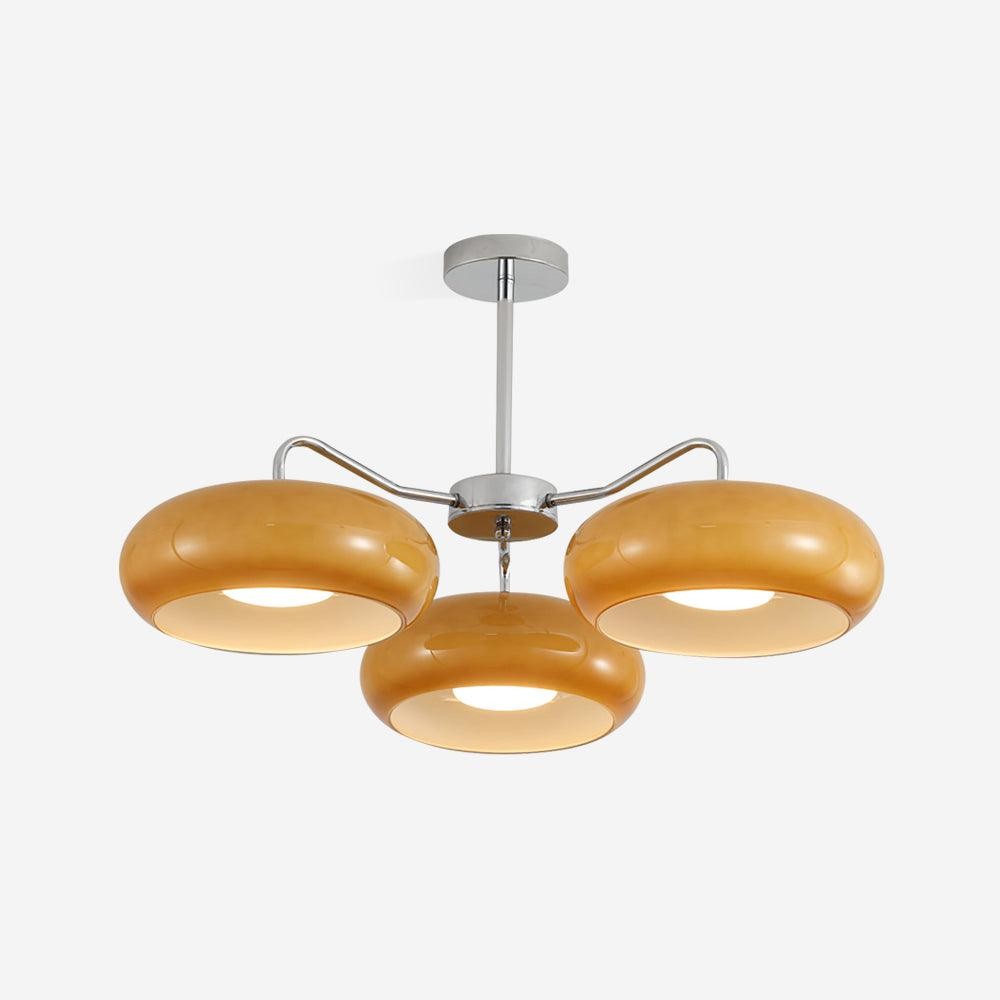 Modern 3 Light Chrome Ceiling Light M324