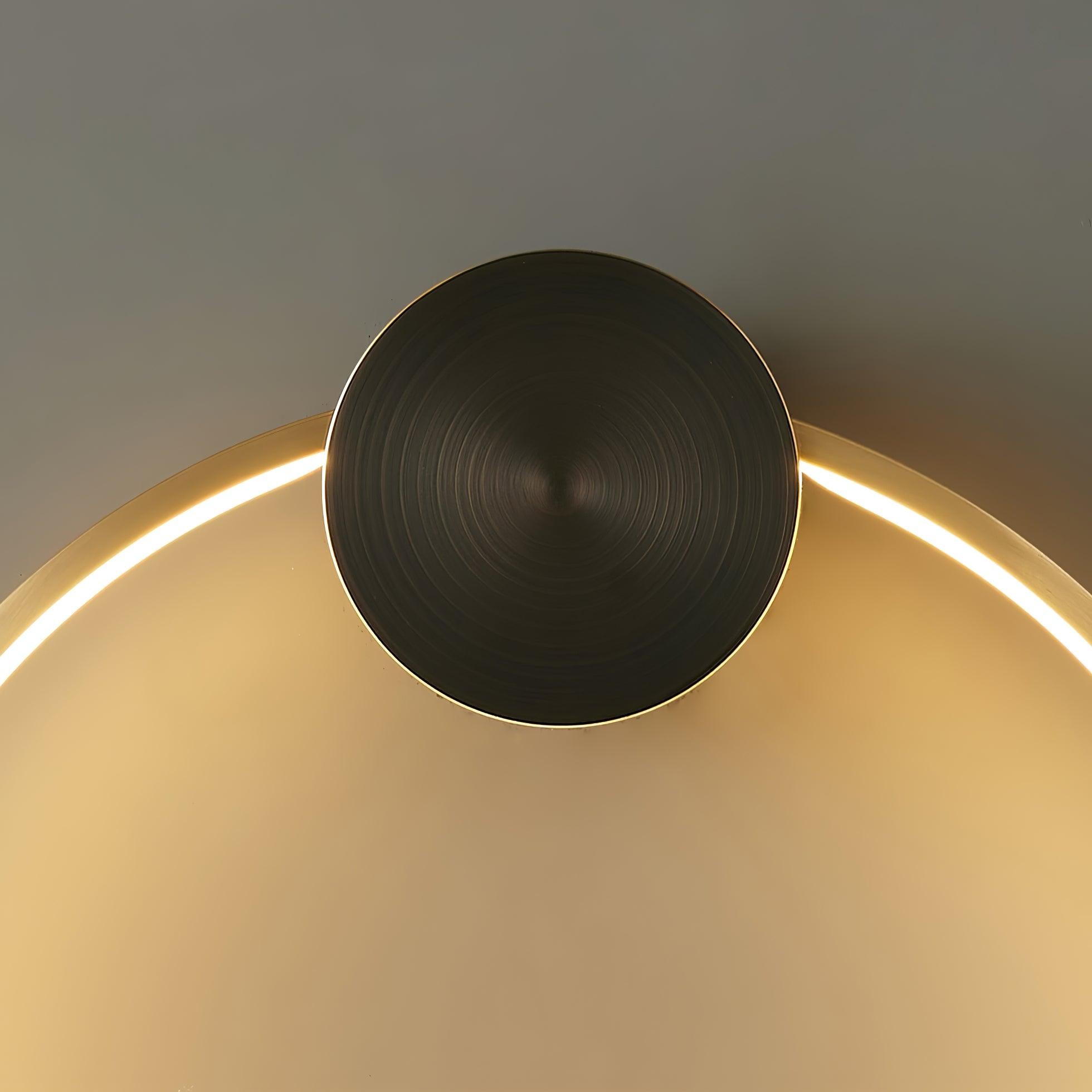 Minimalist Creative Simple Brass Round LED Wall Light M429