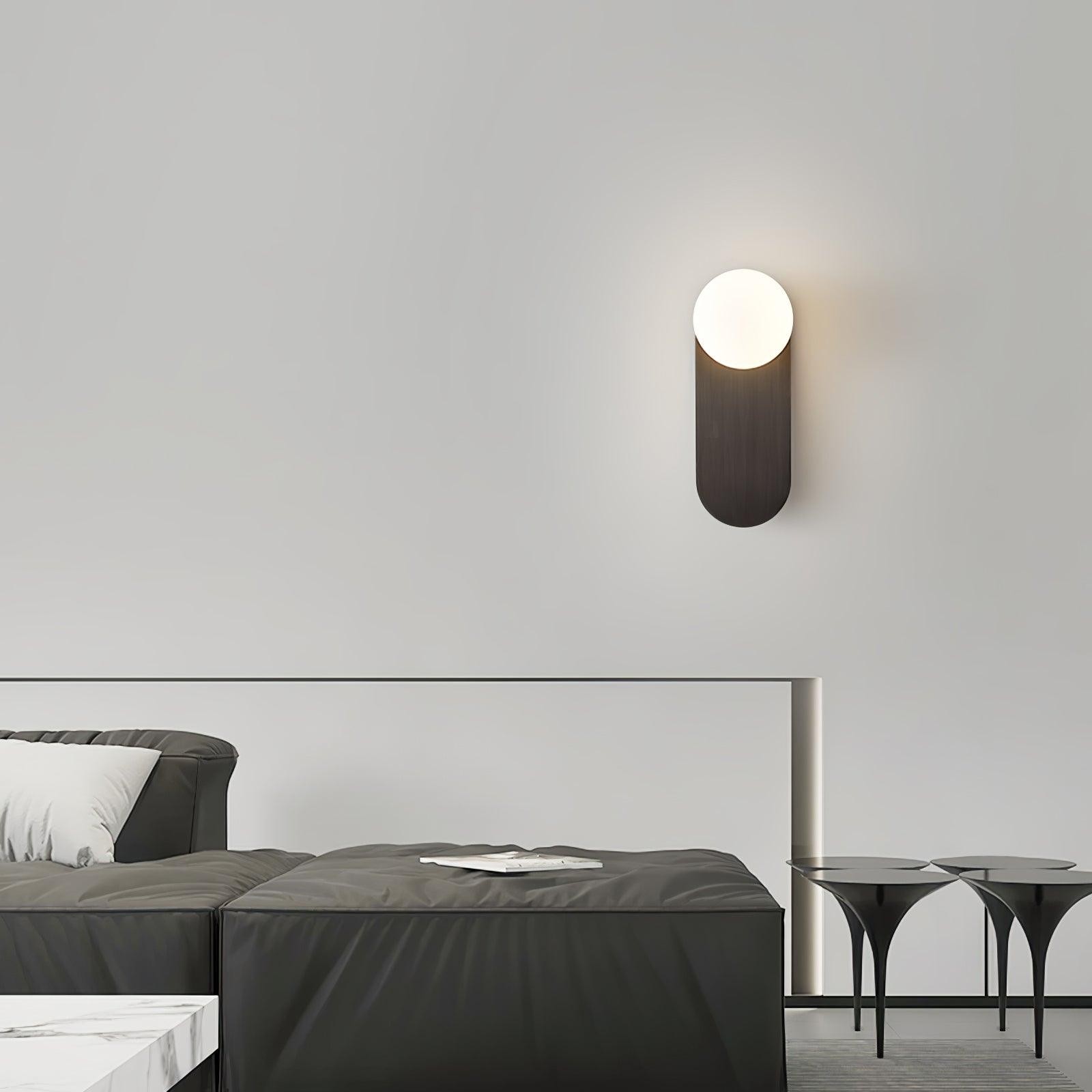 Modern Glass Base Sconce M381