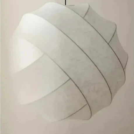 Wabi Sabi Silk Ball Japandi Pendant Light D883