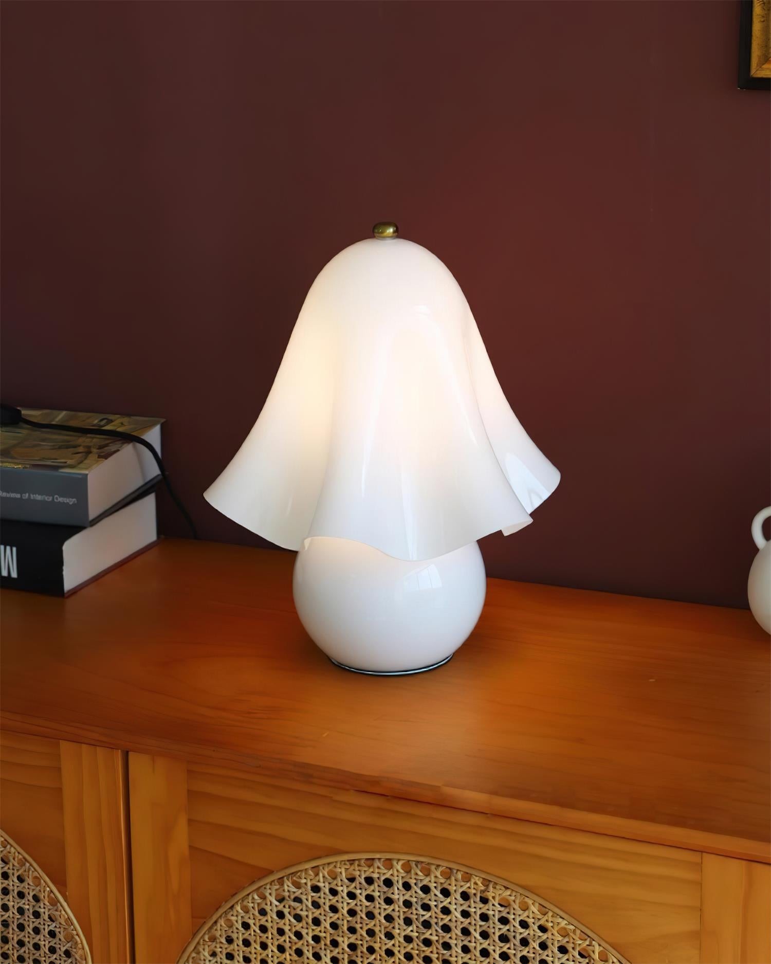 Bellina Decorative Table Lamp - Sculptural Bell Flower Shape T281