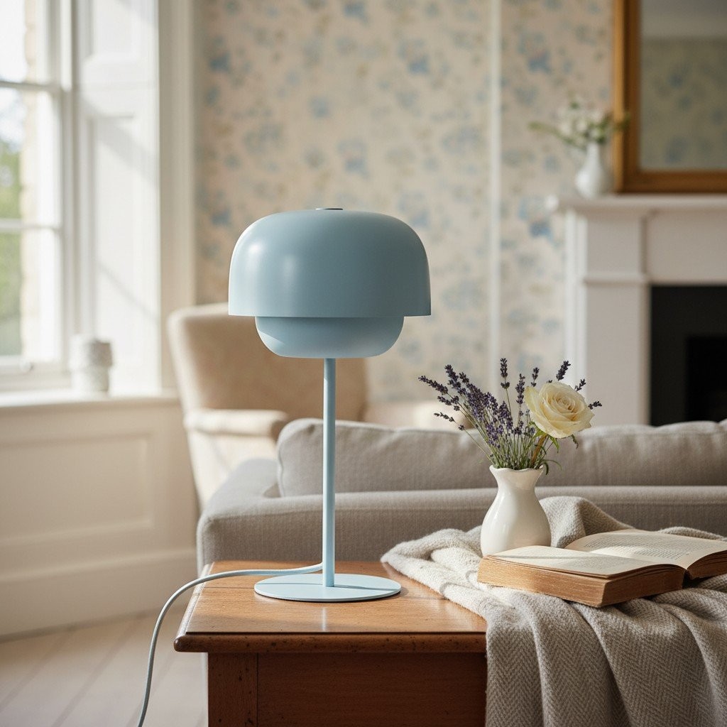 Clinco Contemporary Metal Table Lamp- Retro-Inspired Dome Design T414