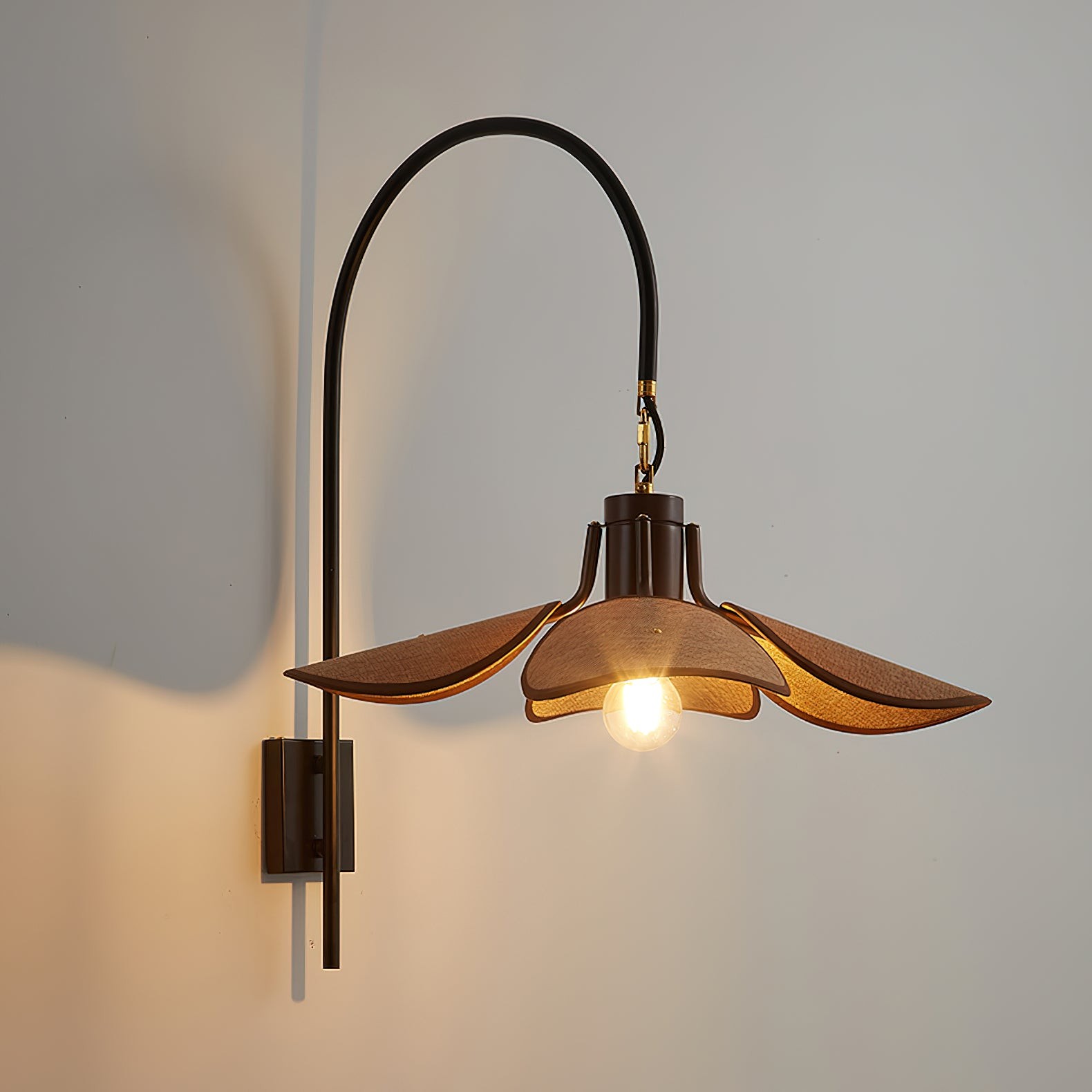 Retro Wabi-Sabi Style Petal Bloom Wall Lamp M33