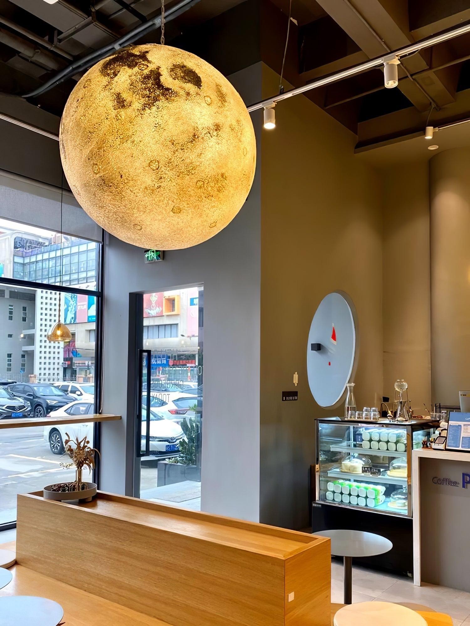 Planetary White Moon Chandelier Suitable For Living Room M98
