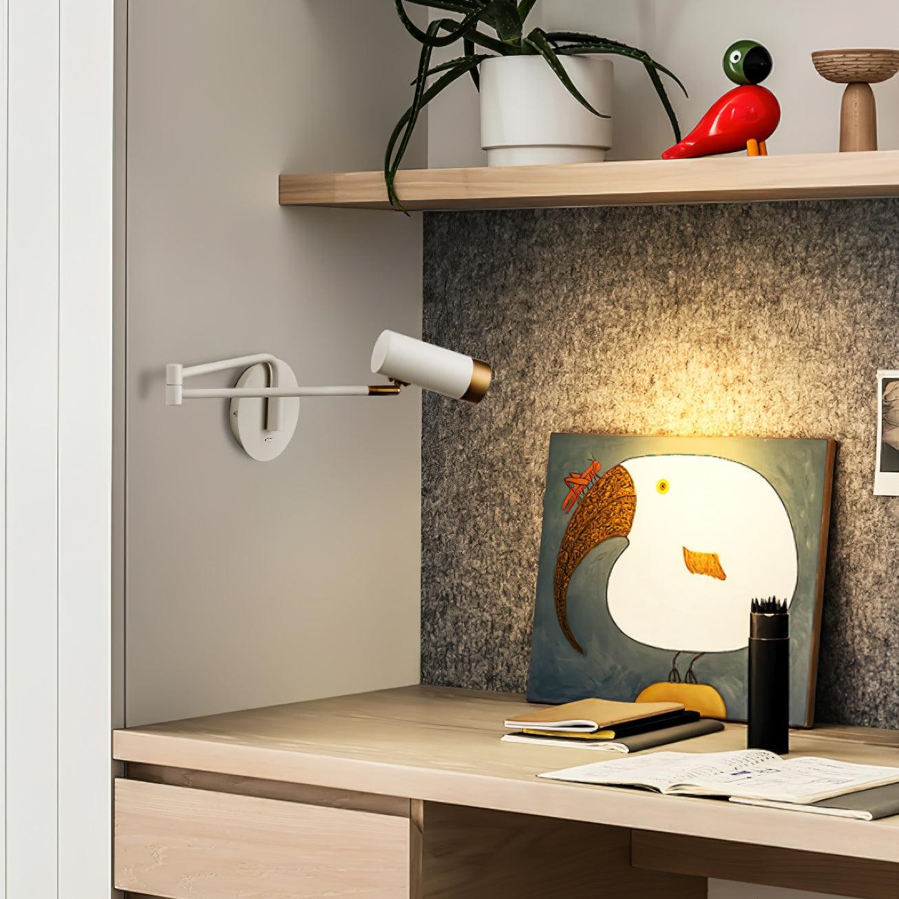 Modern Industrial Telescopic Revolving Adjustable Swing Arm Wall Lamp M430