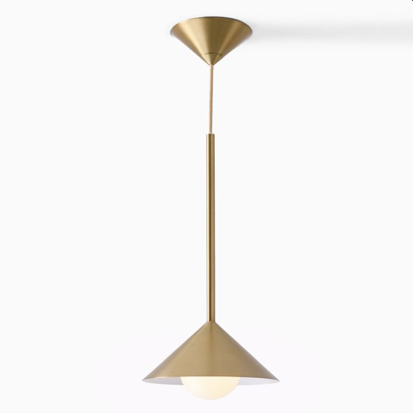 Brivana Adjustable Pendant – Cone Shade Light for Kitchen or Dining T268
