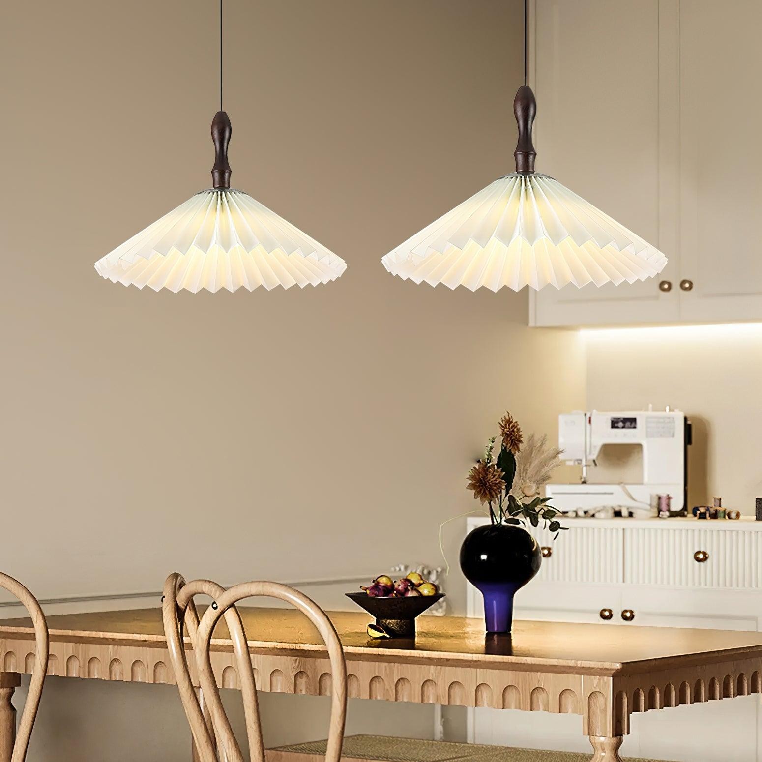 Simple White Flower Paper Pendant Lamp M67