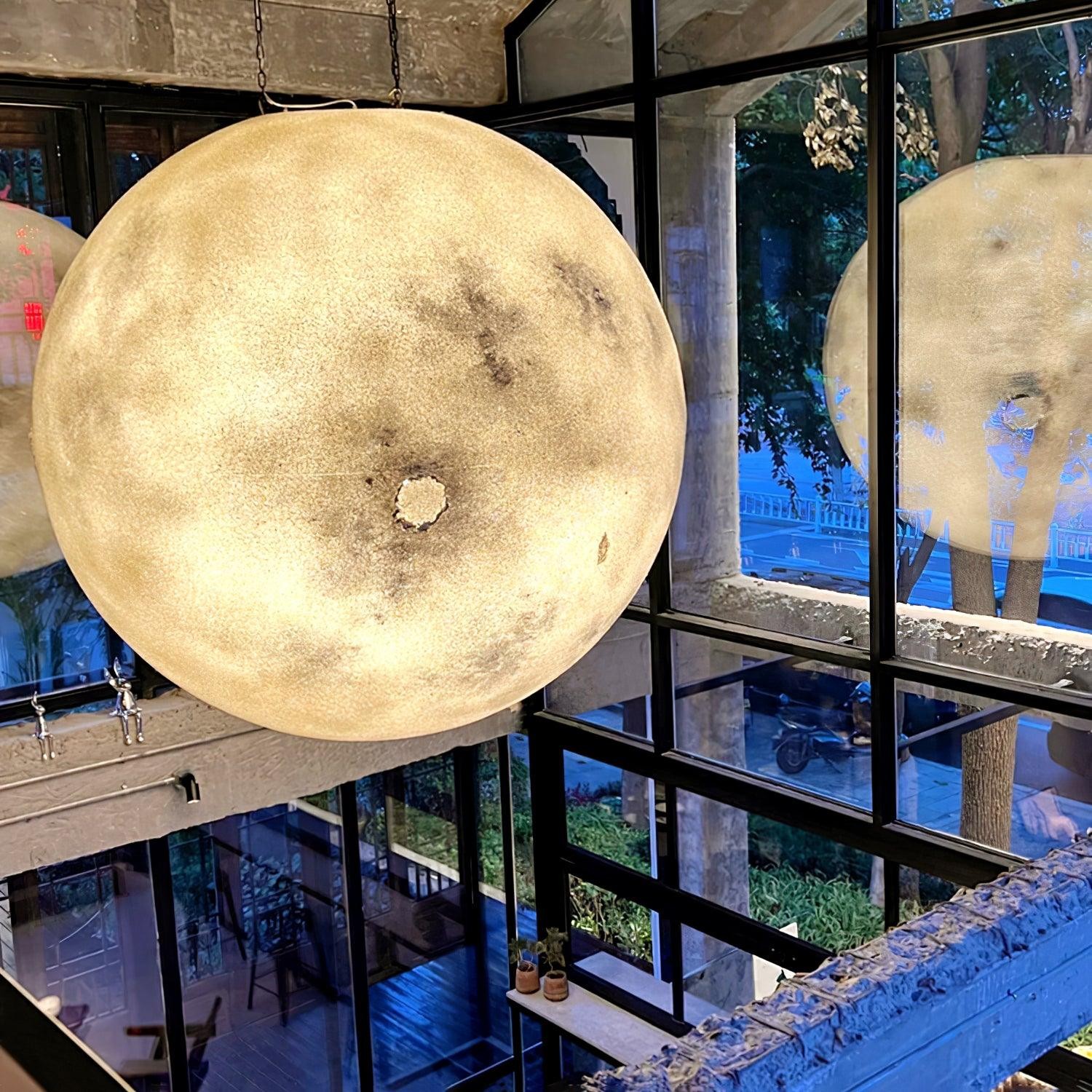 Planetary White Moon Chandelier Suitable For Living Room M98