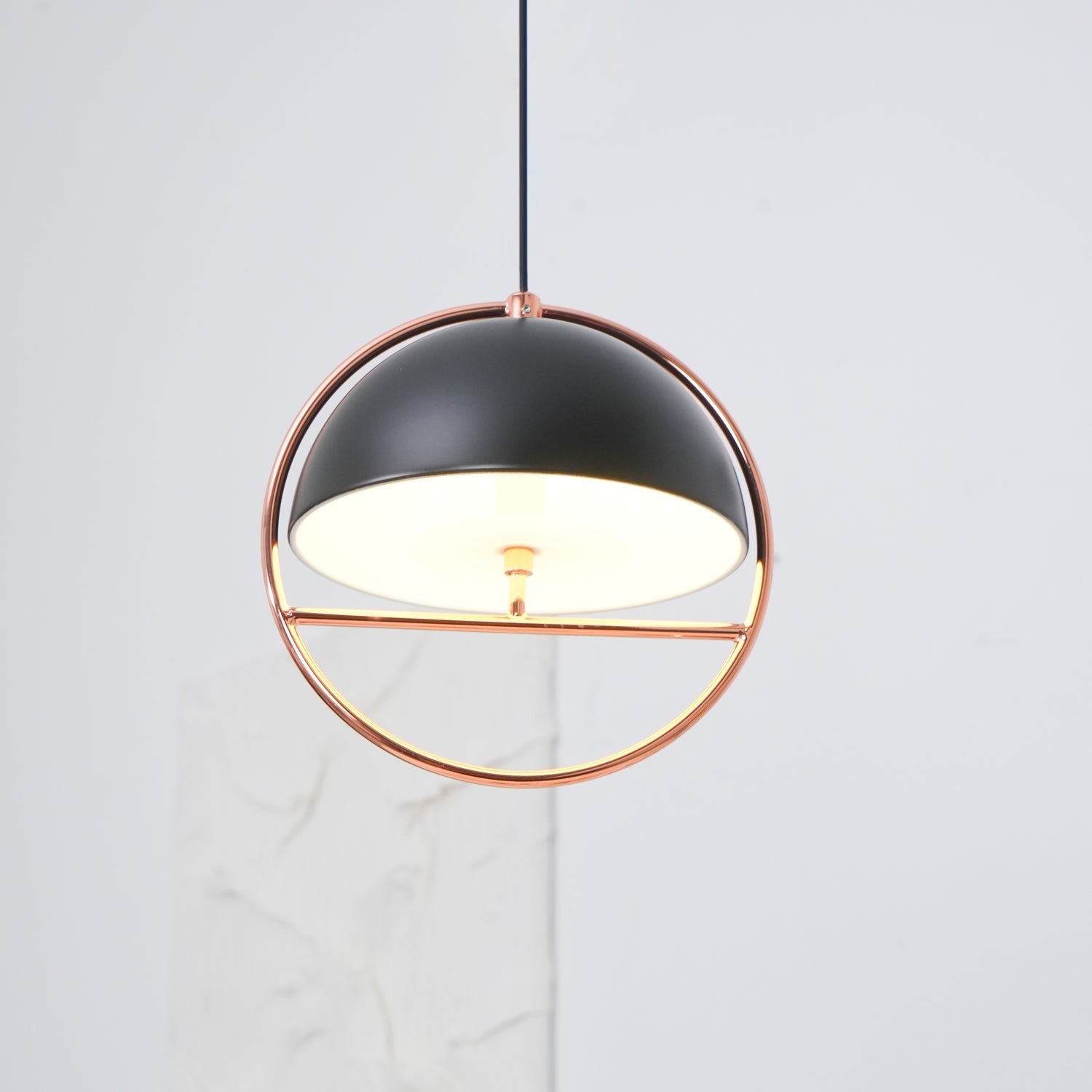 Nordic Hemispherical Ring Metal Pendant Lamp M551